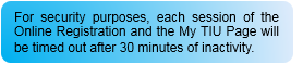 be timed out after 30 minutes of inactivity.